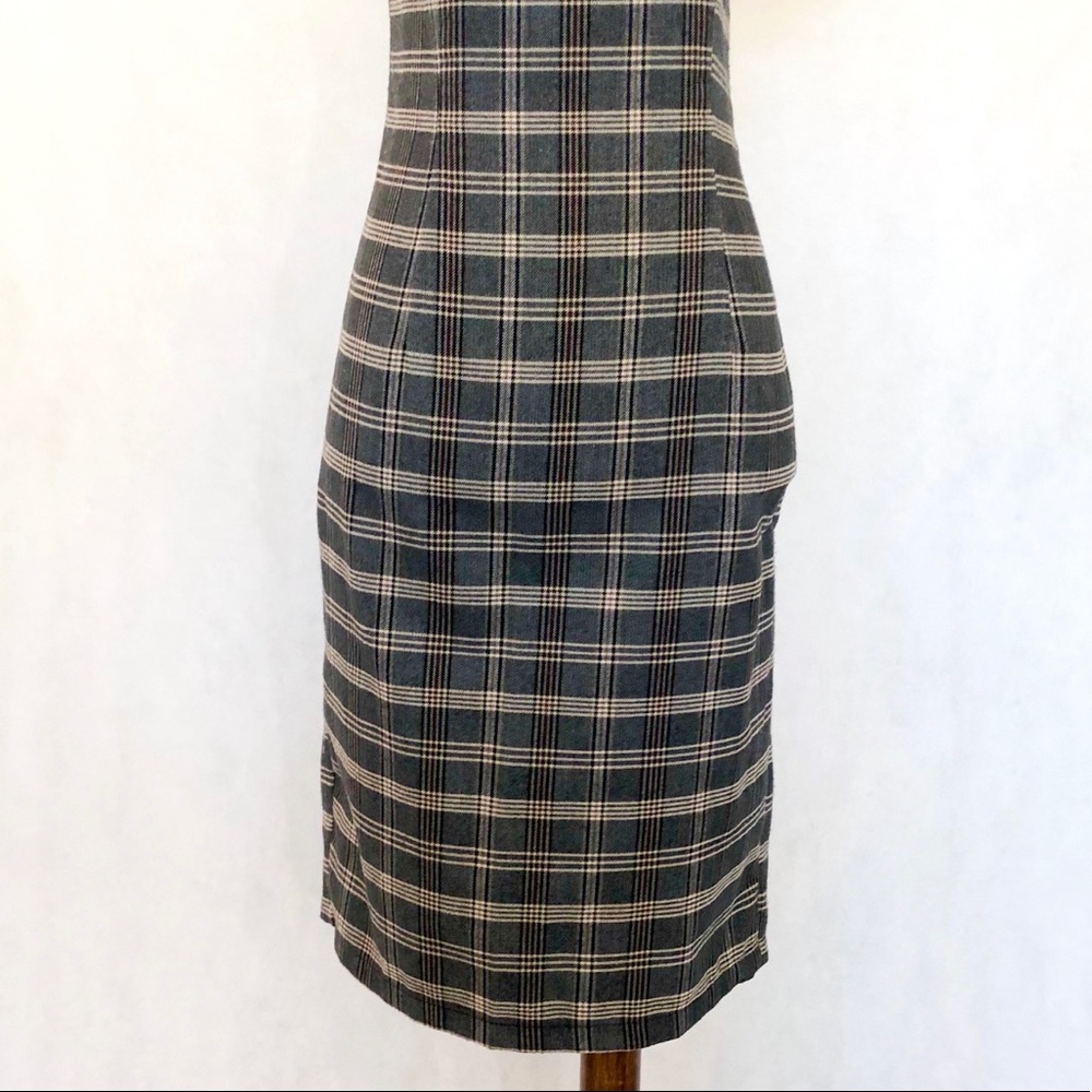 Voodoo Vixen Plaid Pin Up Style Fitted Dress - Picture 4 of 8